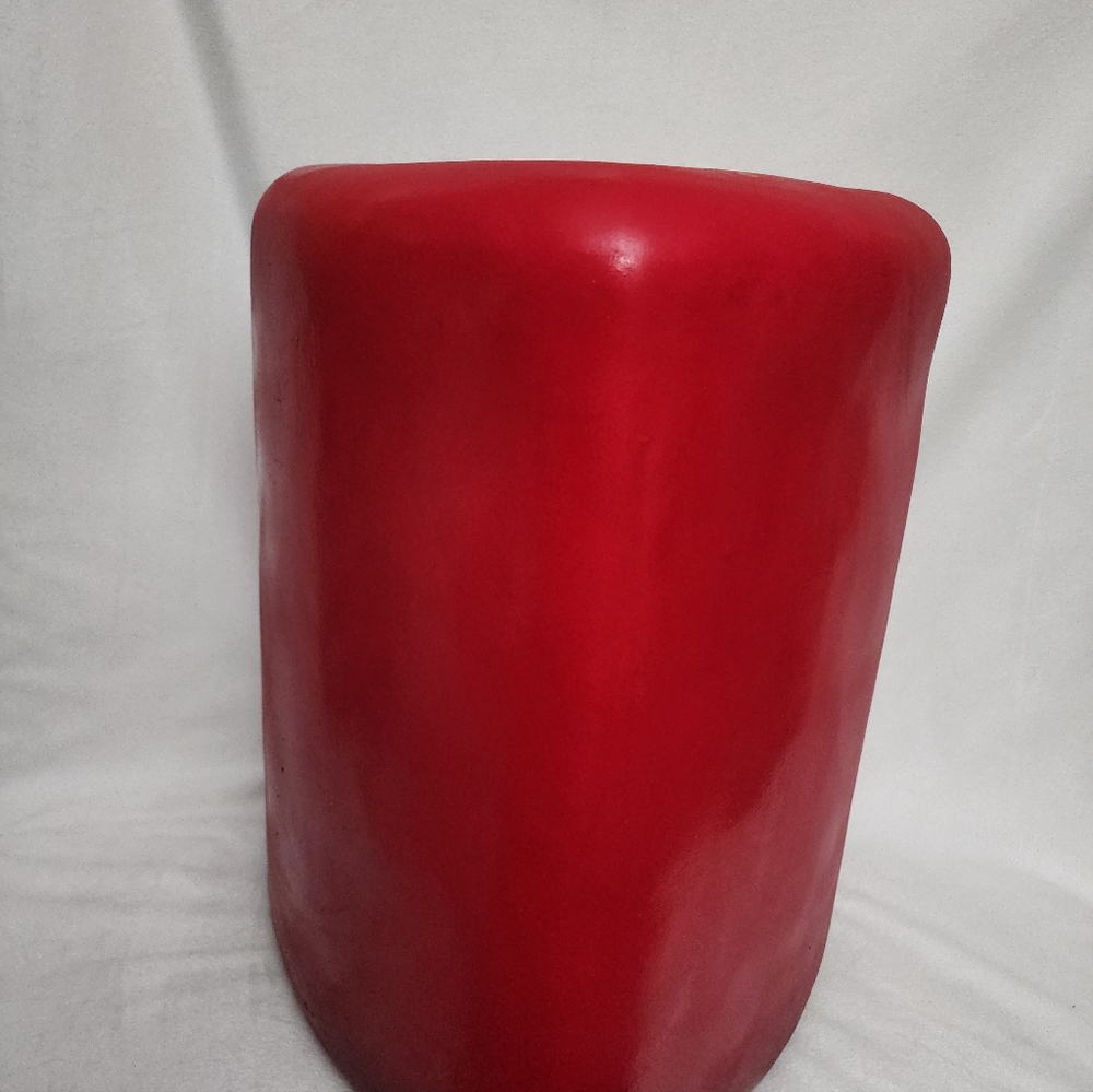 Red Heart-Shaped LARGE VALENTINE STOOL 18" Inches Tall 14" Inches Wide - Picture 3 of 7